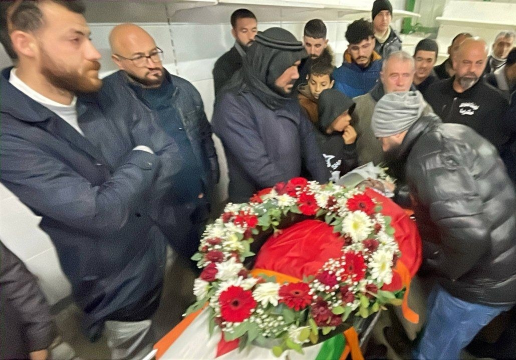 تشييع جنازة حمزة العقرباوي